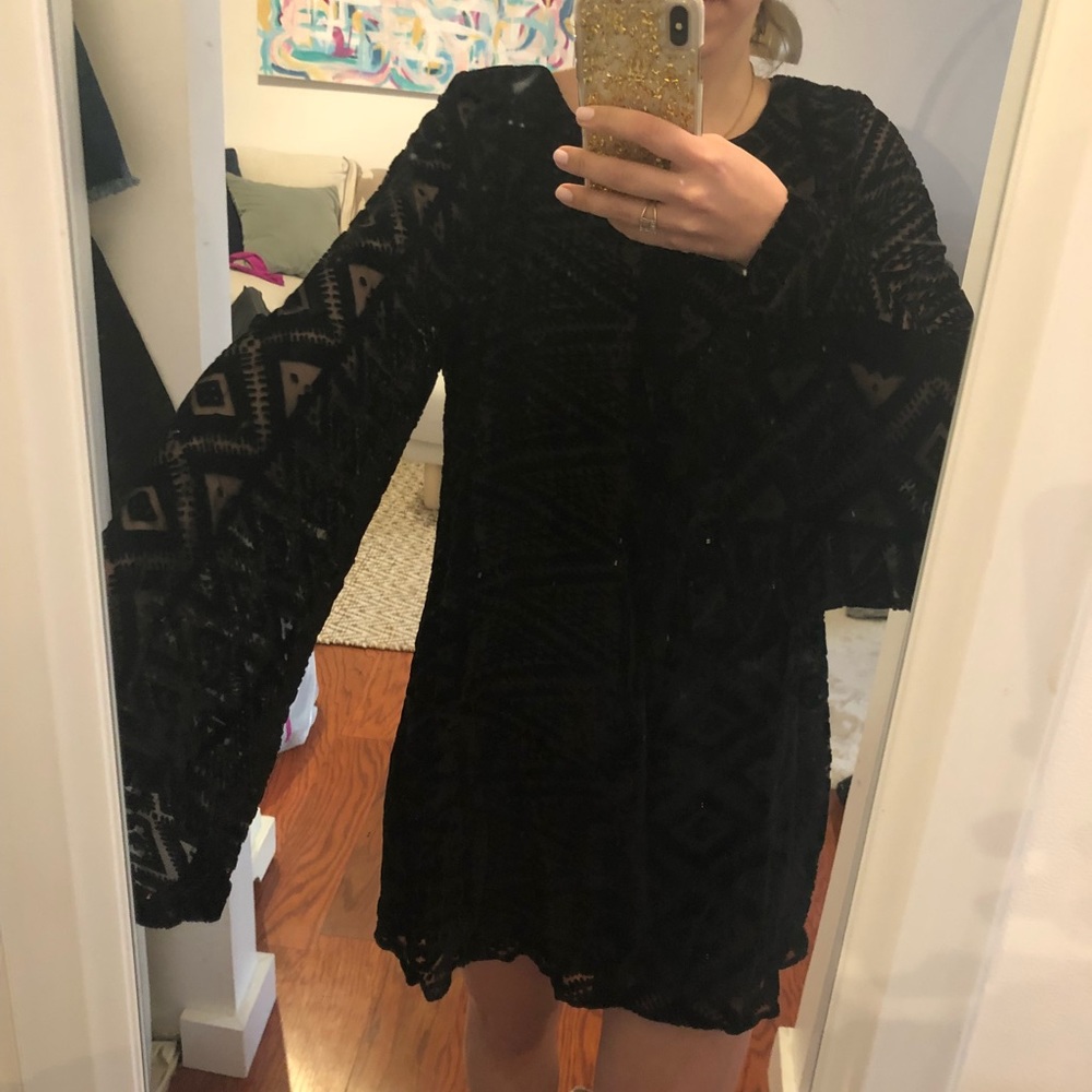 Show Me Your Mimi Velvet Burnout Dress
